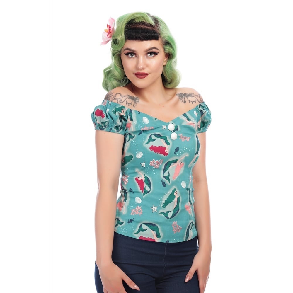 BNWT Collectif Dolores Mermaid Top